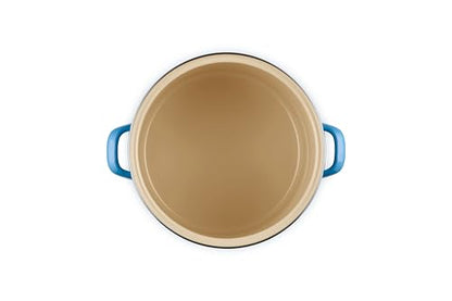 Le Creuset Enamel on Steel Traditional Stockpot, 12 qt., Marseille with Stainless Steel Knob