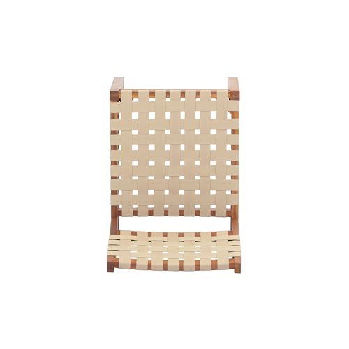 Christopher Knight Home Balew Acacia Wood Patio Dining Set for 4, Solid Wood Outdoor Dining Table Set for 4, 5 Piece Outdoor Dining Set with Rectangular Table and Woven Rope Accents, Teak+Beige