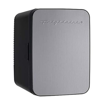 Frigidaire EFMIS188-SS 15 Can Mini Portable Fridge Cooler, 10L, 15-can Capacity, Brushed Stainless Rugged Finish