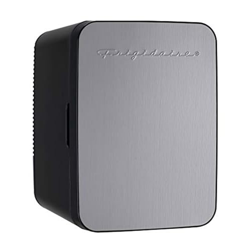 Frigidaire EFMIS188-SS 15 Can Mini Portable Fridge Cooler, 10L, 15-can Capacity, Brushed Stainless Rugged Finish