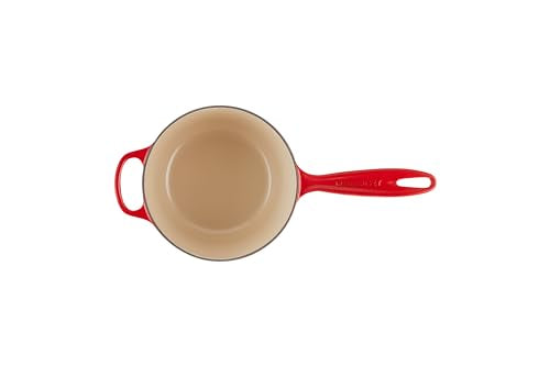 Le Creuset Enameled Cast Iron Signature Saucepan, 2.25 qt., Cerise
