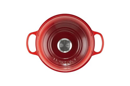 Le Creuset Enameled Cast Iron Signature Round Bread Oven, 9.5 inch, Cerise