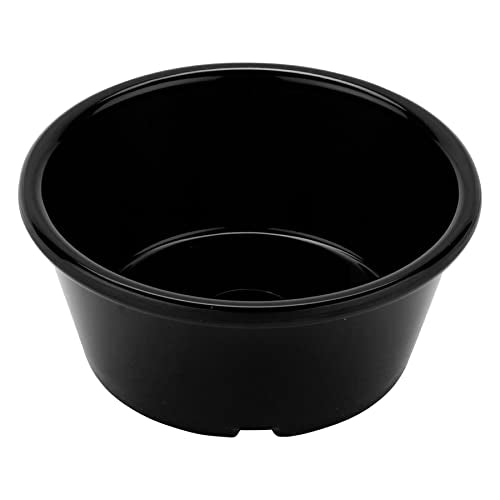 G.E.T. ER-040-BK Black 4 oz. Ramekin, Break Resistant Dishwasher Safe San Ramekins Collection (Pack of 12)