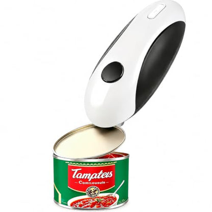 NOTUSIUY Rechargeable Auto Electric Can Opener, Hands-Free Smooth Edge, One-Touch Safe Opener for Seniors, Ideal Kitchen Gift