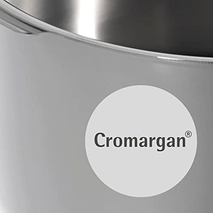 WMF Perfect Pressure Cooker Induction 4.5 L, Pressure Cooker, Large Cooking Signal, 2 Cooking Levels, Removable Lid Handle, Cromargan Stainless Steel