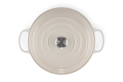 Le Creuset Enameled Cast Iron Signature Braiser, 3.5 qt., Meringue