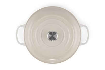 Le Creuset Enameled Cast Iron Signature Braiser, 3.5 qt., Meringue