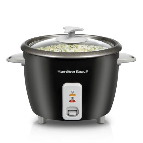 Hamilton Beach Rice Cooker & Food Steamer, 16 Cups Cooked, 8 Cups Uncooked