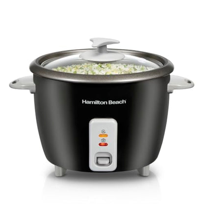 Hamilton Beach Rice Cooker & Food Steamer, 16 Cups Cooked, 8 Cups Uncooked