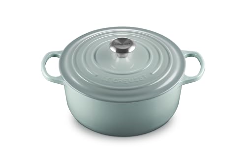 Le Creuset Enameled Cast Iron Signature, 9-Piece Cookware Set, Sea Salt
