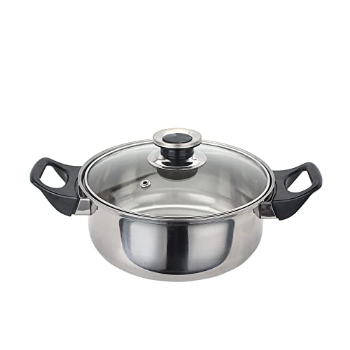 Simpli-Magic 12 Piece Stainless Steel Cookware Set, Silver