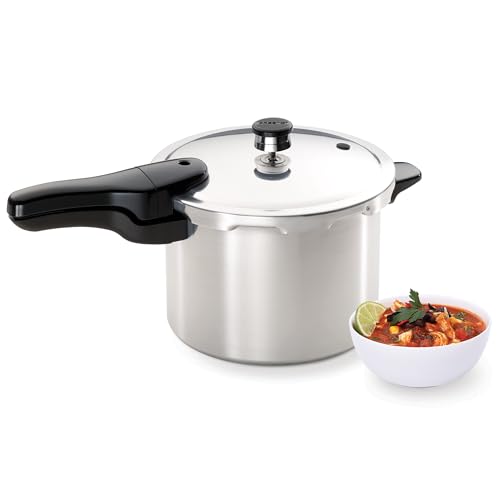Presto 01264 6-Quart Aluminum Pressure Cooker, Silver