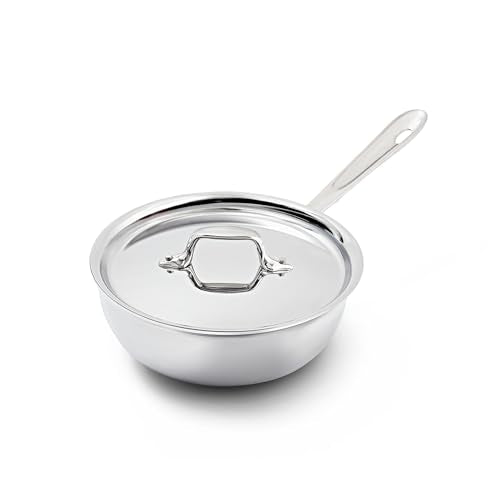 All-Clad Saucier Pan, 2-Quart,4212,White
