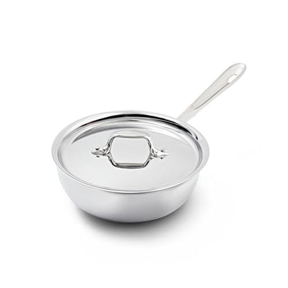 All-Clad Saucier Pan, 2-Quart,4212,White
