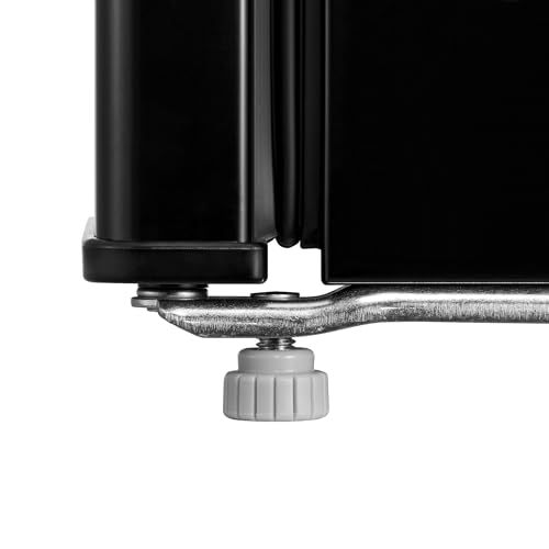 Emerson CR2700B-A Compact Refrigerator 2.7 Cu Ft, ENERGY STAR Mini Fridge with Adjustable Thermostat, Reversible Door, Glass Shelves, Manual Defrost, Black