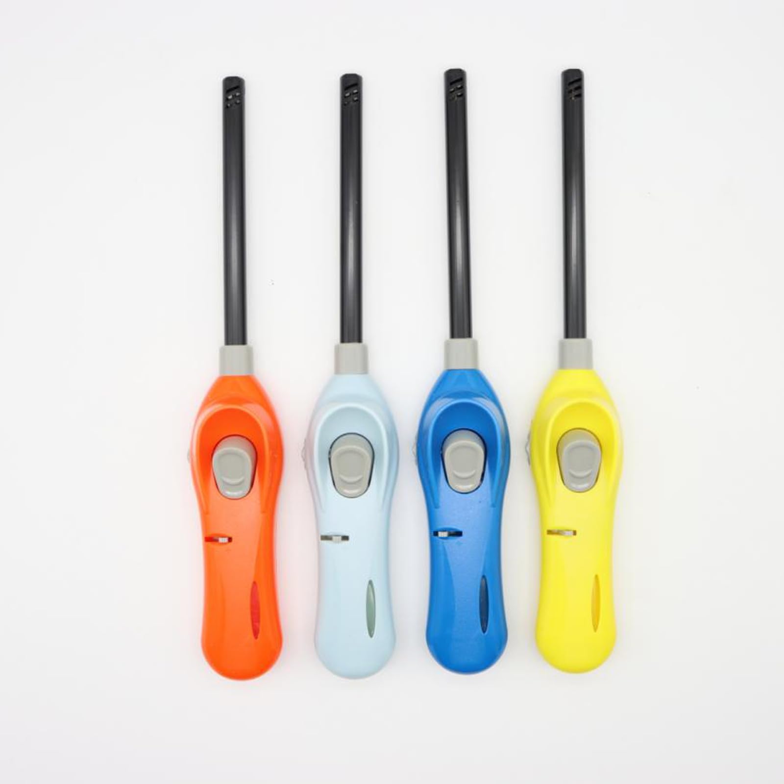 4 Pack Candle Lighters Multipurpose Extended Long Gas Lighter Wand Refillable for Kitchen Fireplace Pilot Light DIY BBQ Grill Stove (Butane Included) - CookCave