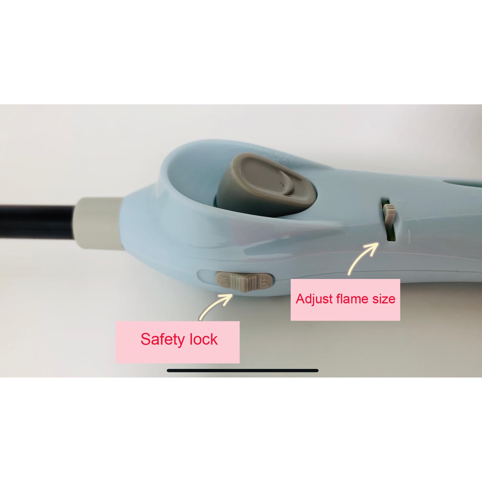 4 Pack Candle Lighters Multipurpose Extended Long Gas Lighter Wand Refillable for Kitchen Fireplace Pilot Light DIY BBQ Grill Stove (Butane Included) - CookCave