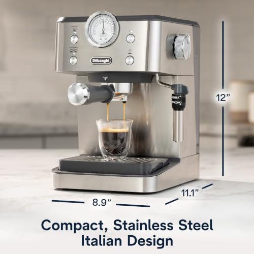 De'Longhi Classic Signature Espresso Machine, EM450 (Renewed)