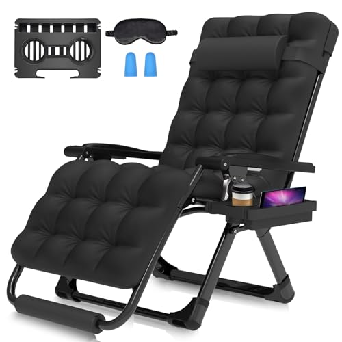 Suteck Oversized Zero Gravity Chair, 29" XL Reclining Lounge Chairs