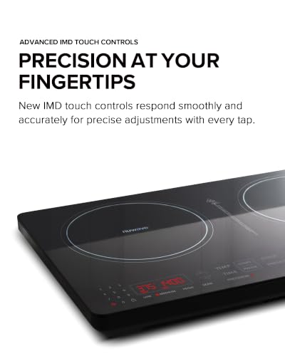 Nuwave PIC Double Pro Induction Cooktop, IMD Touch Controls, 30603V01