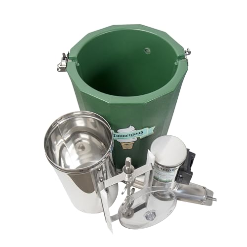 Immergood - 8 qt - Electric Ice Cream Maker - Stainless Steel - 110 volt