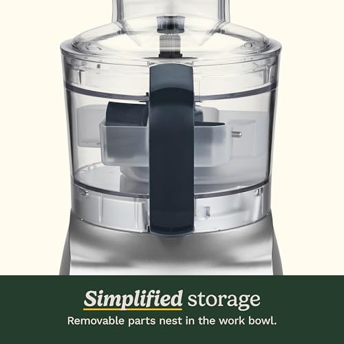 Cuisinart 5‑Cup Chop & Shred Food Processor, Compact Food Chopper, Easy‑Store Design, Silver FP-5