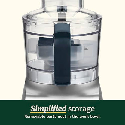 Cuisinart 5‑Cup Chop & Shred Food Processor, Compact Food Chopper, Easy‑Store Design, Silver FP-5