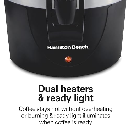 Hamilton Beach 45 Cup Fast Brew Coffee Urn and Hot Beverage Dispenser, 40521