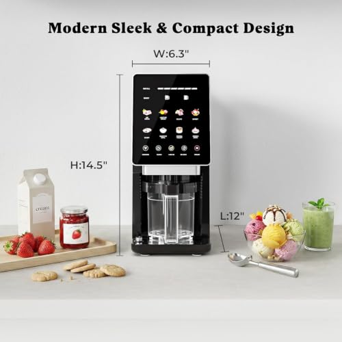 Ice Cream Maker Machine, 11-in-1 Frozen Dessert Machine with 3 Pints