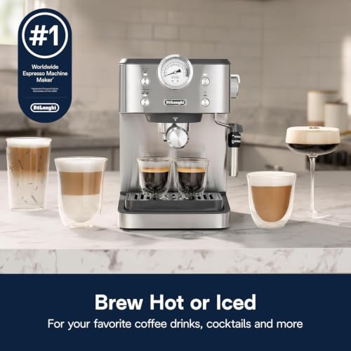 De'Longhi Classic Signature Espresso Machine, EM450 (Renewed)
