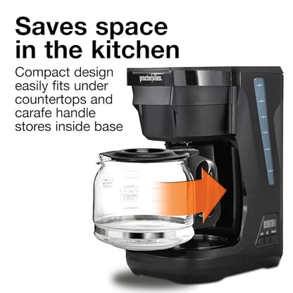 Proctor Silex Digital & Programmable FrontFill 12 Cup Drip Coffee Maker