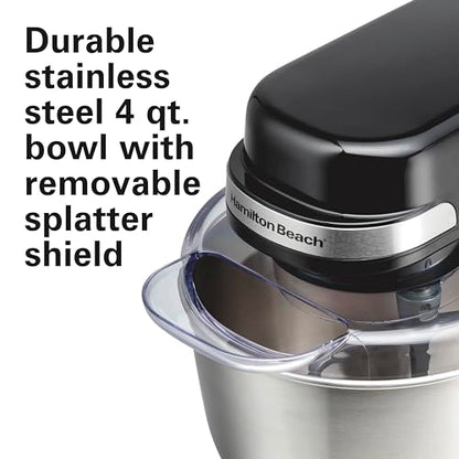 Hamilton Beach 4 Quart Electric Stand Mixer With 7 Speeds