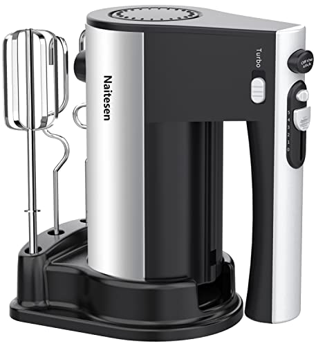 600W Powerful Hand Mixer Electric 10 Speed Powerful with Turbo
