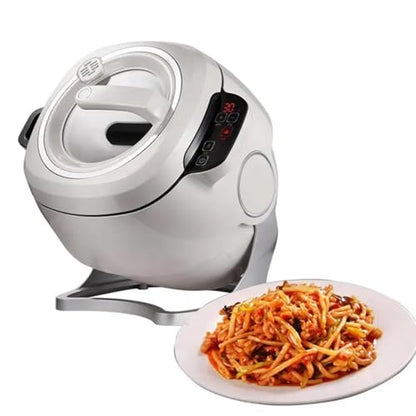 2000w 6l Auto Cooking Wok Fried Rice Machine, Three-Speed Pot and Fire Adjustment, Inner Pot 360° Rotation, 3D All-Round Heating, Suitable for Restaurants, Supermarkets