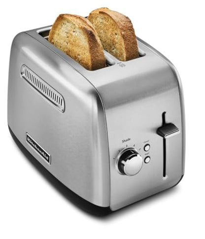 KitchenAid 2-Slice Toaster with Manual Lift Lever, KMT2115, Stainless Steel