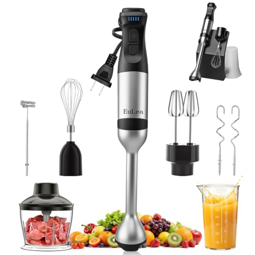 EuLea 8-in-1 Immersion Blender 1200W 5-Speed Kit