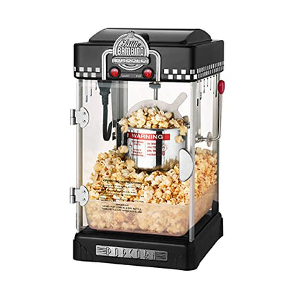 Great Northern Popcorn Little Bambino 2.5oz Popcorn Machine, Black