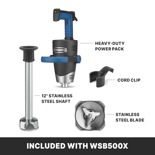 Waring EvolutionX Immersion Blender with 10-Gallon Capacity
