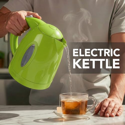 OVENTE 1.7L Electric Tea Kettle, Fast Boiling Water Heater, Green KP72G