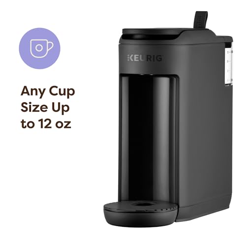 Keurig K-Mini Mate Single Serve K-Cup Pod Coffee Maker, Brews Up to 12 oz Cup, Compact Portable Coffee Machine for Small Spaces, Great for Dorms & Offices, Black