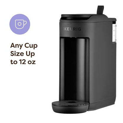 Keurig K-Mini Mate Single Serve K-Cup Pod Coffee Maker, Brews Up to 12 oz Cup, Compact Portable Coffee Machine for Small Spaces, Great for Dorms & Offices, Black