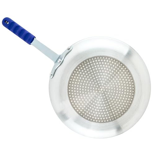 Winco Commercial-Grade Aluminum Fry Pan with Stay Cool Handle, Induction Compatible, Non-Stick Finish, 12"