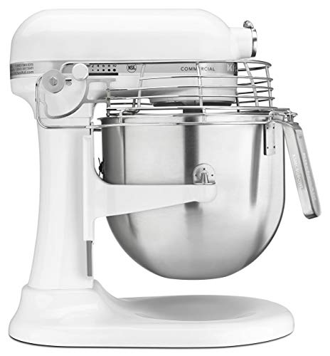 KitchenAid Commercial Series 8 Quart Bowl-Lift Stand Mixer with Stainless Steel Bowl Guard - KSMC895