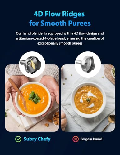 2026 New 1000W Immersion Blender Handheld – 25-Speed, Stainless Steel, Hand Blender, Corded Hand Mixer with Heavy-Duty Copper Brushless Motor & Gift Box (Black)