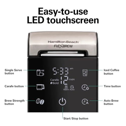 Hamilton Beach Flexbrew Advanced 5-in-1 Drip & Single Serve Coffee Maker