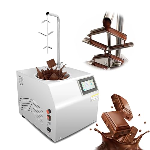 Koalalko Chocolate Fountain Machine,Chocolate Termperating Machine Chocolate Melting Machine,Chocolate Processing,Chocolate Tempering Melting Vibrating,Chocolate Melting pot perfect for Chocolate Bar