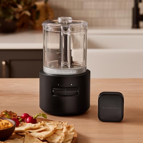 KitchenAid Go™ Cordless Food Chopper - battery included, KFCR531, Black Matte