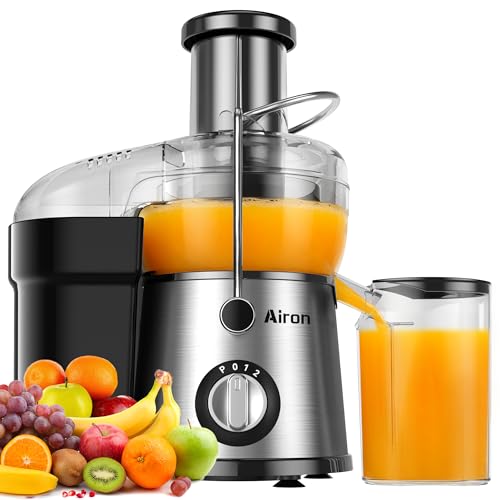 Juicer Machine, Centrifugal Juicer with 3" Extra Wide Feed Chute for Fruit Vegetable, Max Power 800W, Juice Maker with 3-Speed Setting, High Juice Yield, Easy to Clean, Stainless Steel, BPA-Free
