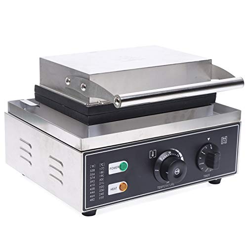 LOYALHEARTDY Electric Mini Donut Maker, 110V 1550W Nonstick Commercial & Home Use, Black, Modern Style, Stainless Steel & Aluminum, 12 Donuts at a Time