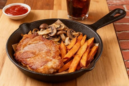 Pre-Seasoned Cast Iron Skillet, Black, 6 Inch Mini Frying Pan with Handle